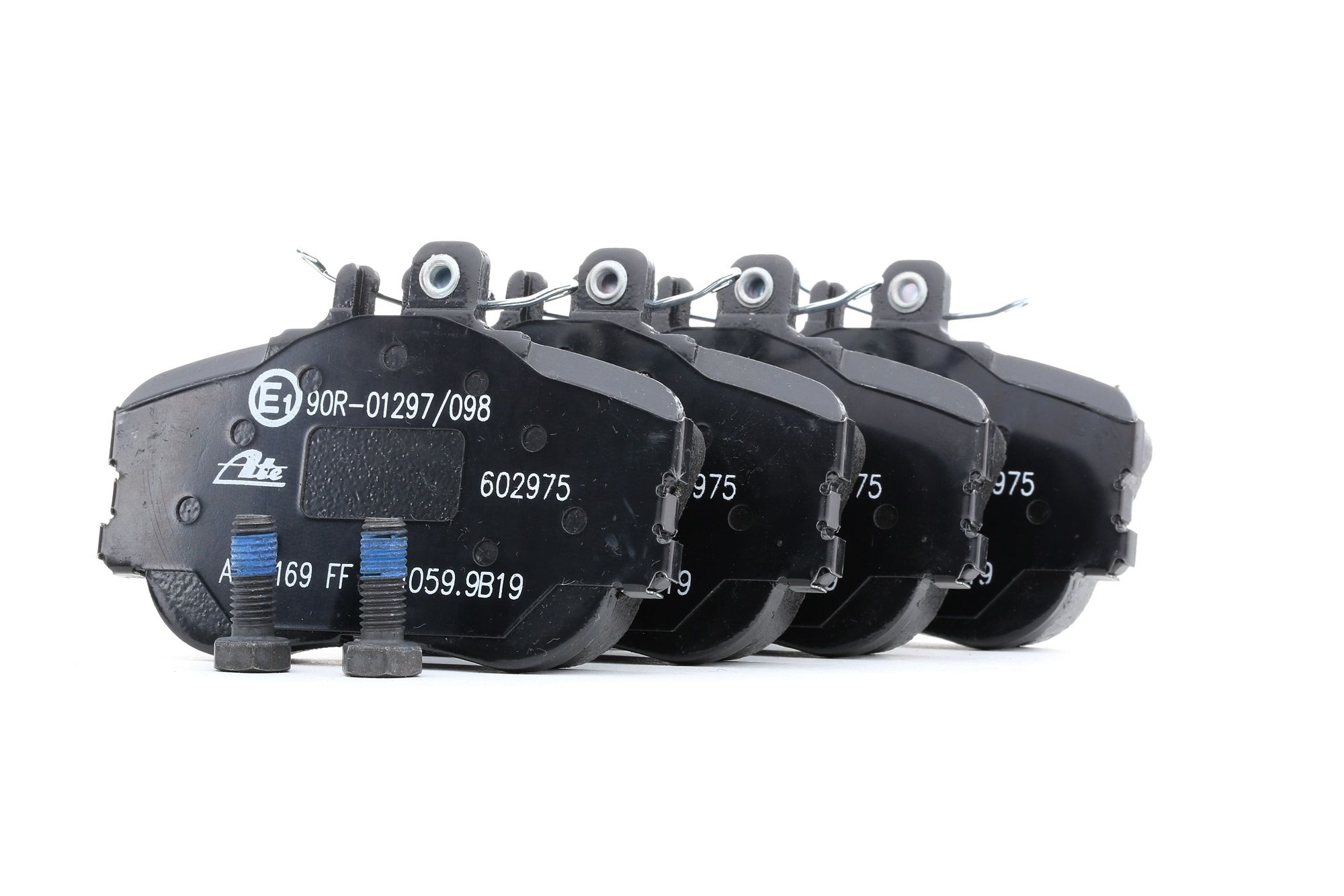 ATE 13.0460-2975.2 Brake pad set excl. wear warning contact, with brake caliper screws-image-955565