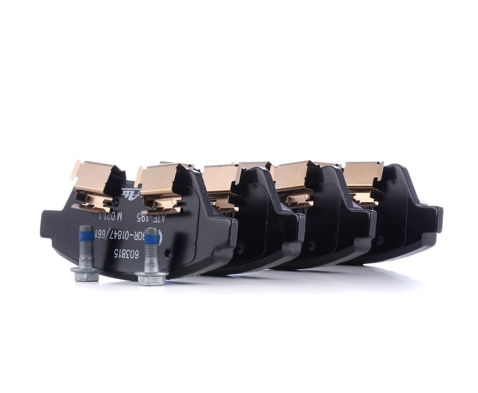ATE 13.0460-3815.2 Brake pad set excl. wear warning contact, with brake caliper screws, with accessories-image-955609
