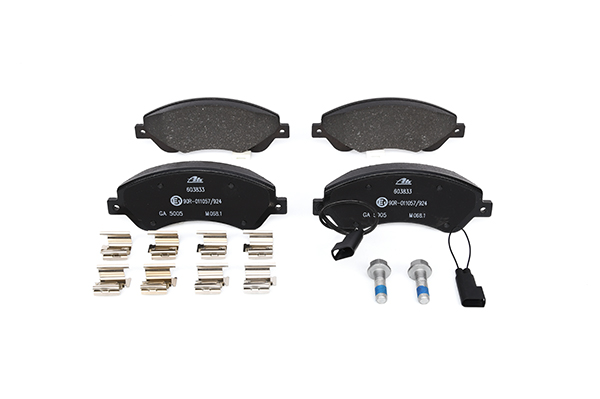 ATE 13.0460-3833.2 Brake pad set incl. wear warning contact, with brake caliper screws, with accessories-image-955624