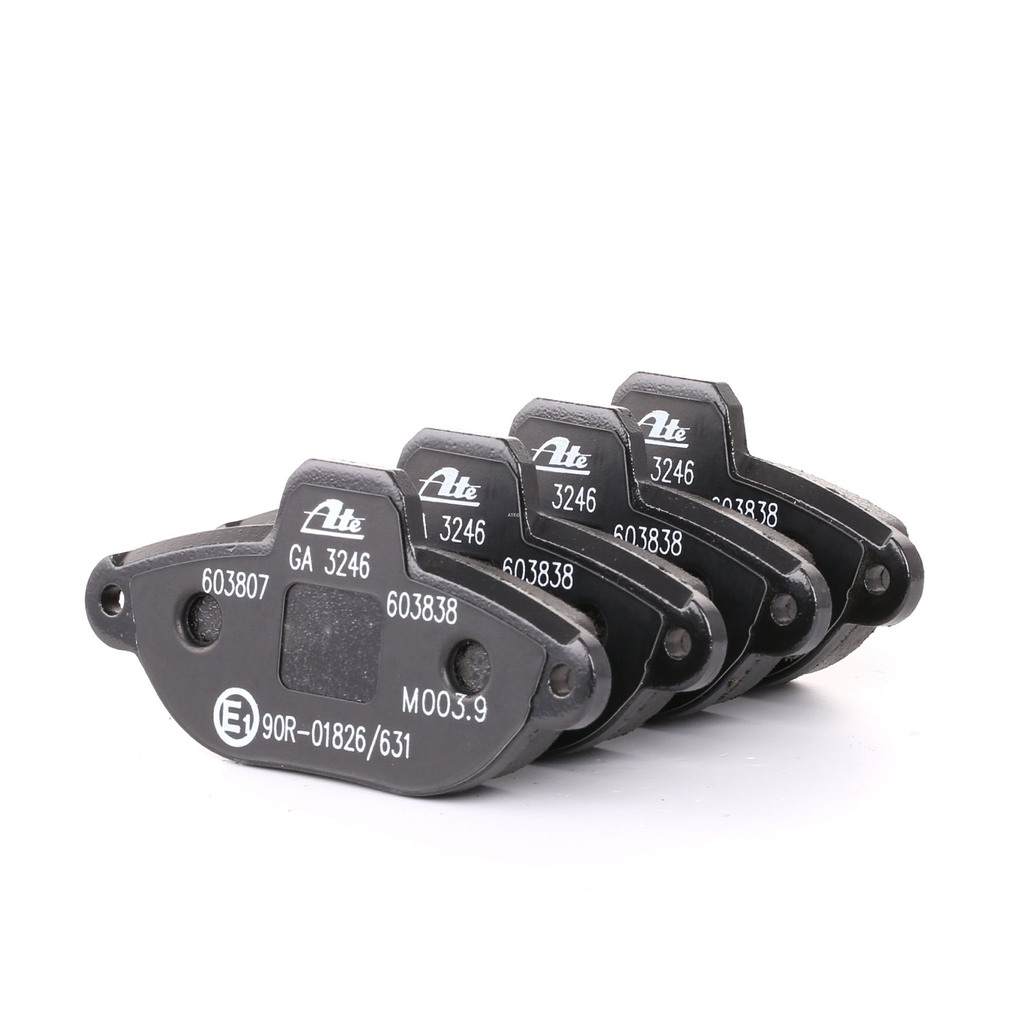 ATE 13.0460-3838.2 Brake pad set incl. wear warning contact, with accessories-image-955629