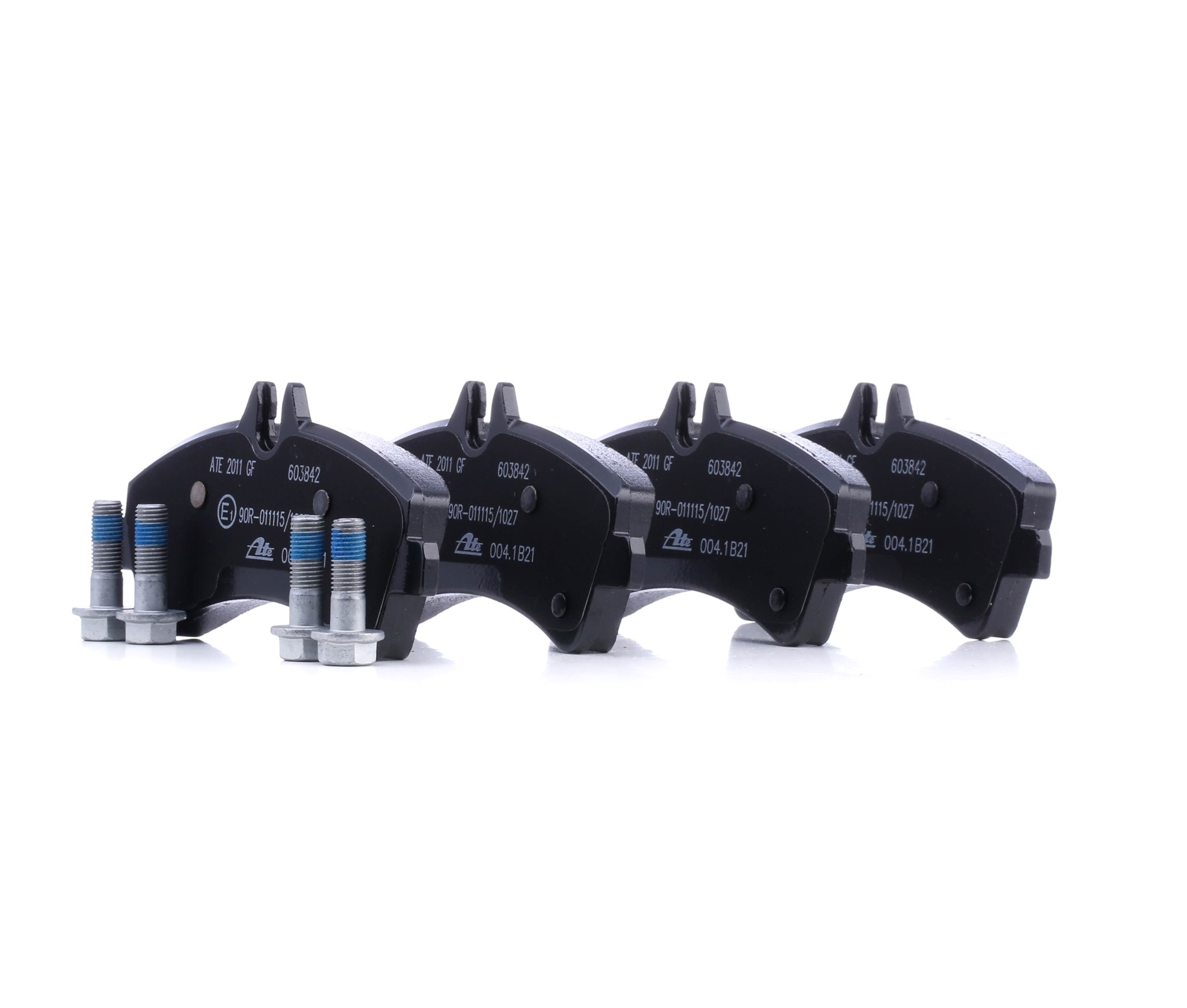 ATE 13.0460-3842.2 Brake pad set excl. wear warning contact, with brake caliper screws-image-955633