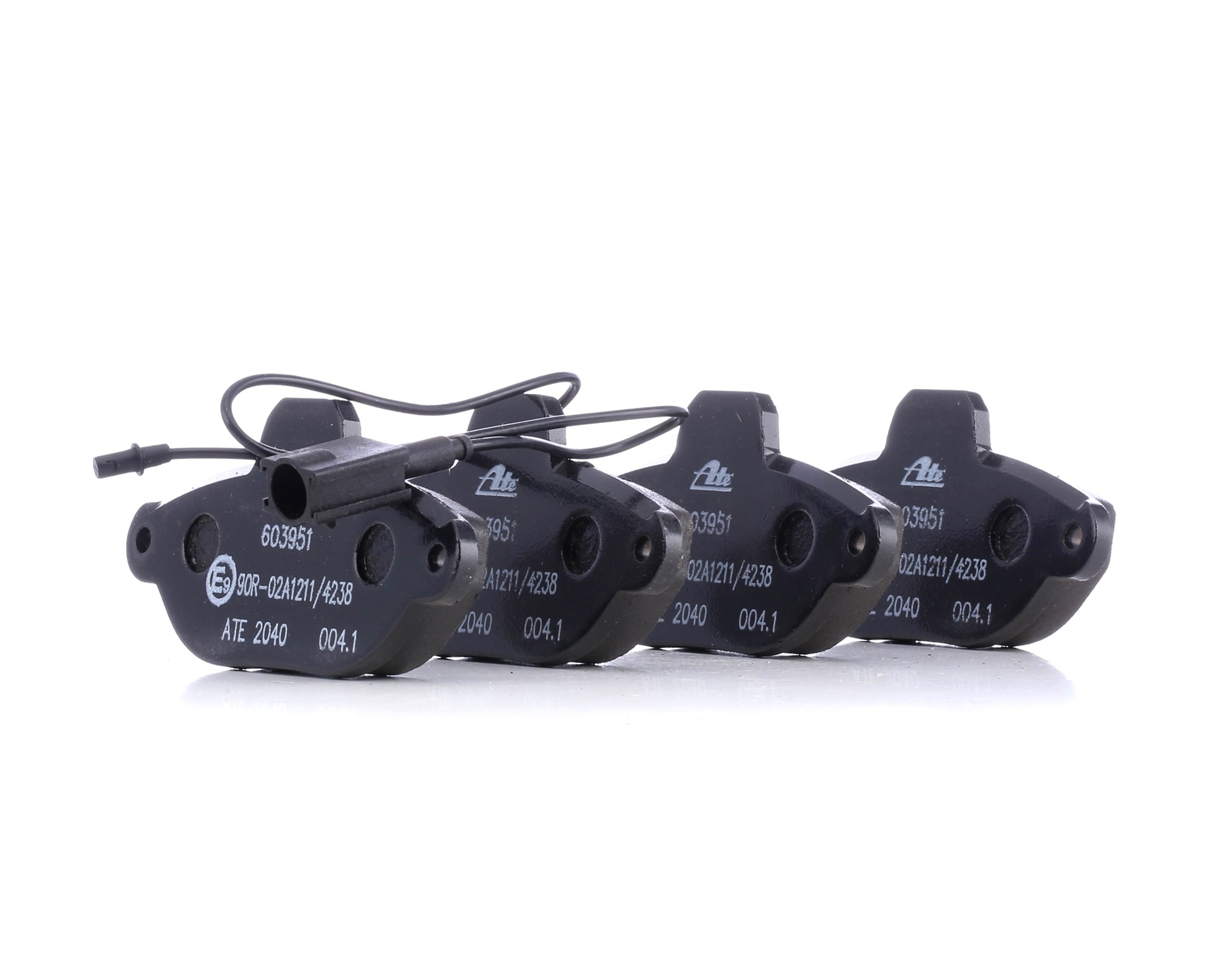 ATE 13.0460-3951.2 Brake pad set incl. wear warning contact-image-955669
