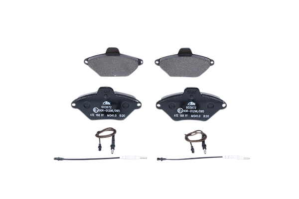 ATE 13.0460-3972.2 Brake pad set incl. wear warning contact-image-955687