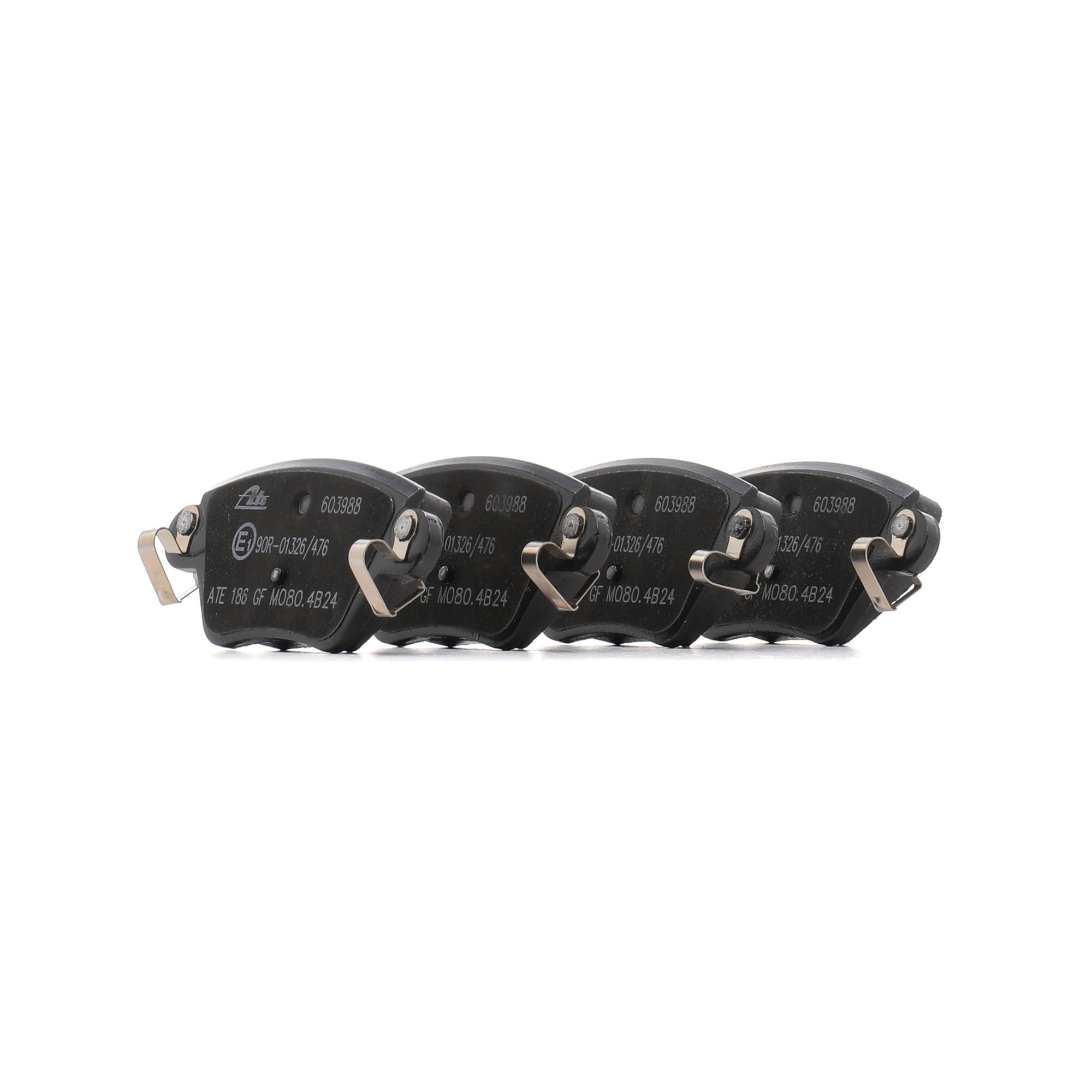 ATE 13.0460-3988.2 Brake pad set excl. wear warning contact, with brake caliper screws-image-955702