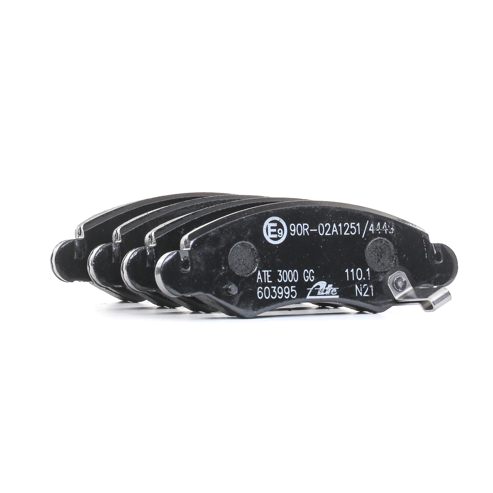 ATE 13.0460-3995.2 Brake pad set with acoustic wear warning, with brake caliper screws, with accessories-image-955708