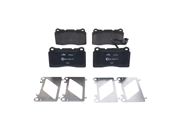 ATE 13.0460-4803.2 Brake pad set incl. wear warning contact, with accessories-image-955747