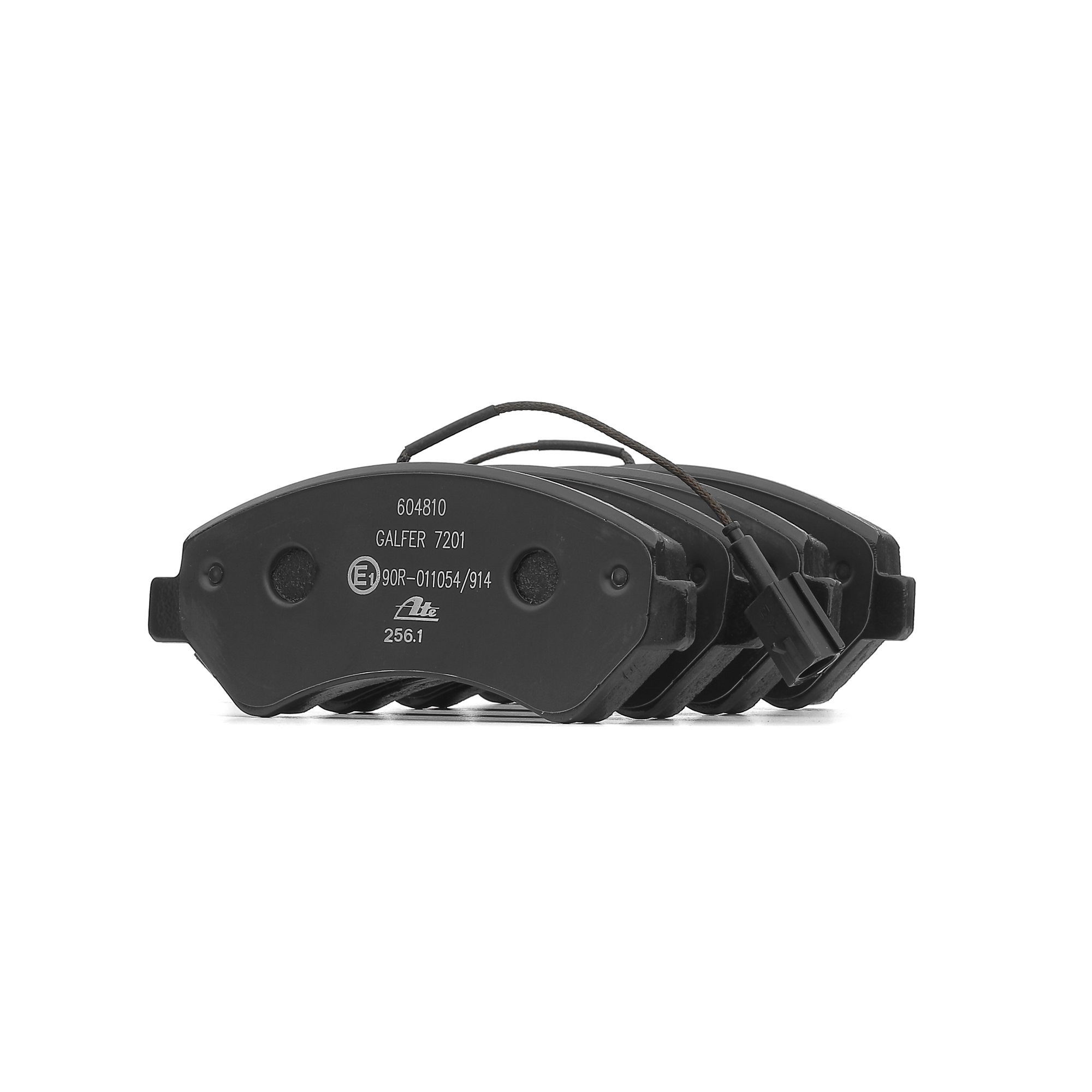 ATE 13.0460-4810.2 Brake pad set incl. wear warning contact, with brake caliper screws, with accessories-image-955753