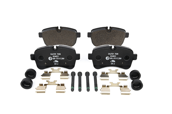 ATE 13.0460-4823.2 Brake pad set excl. wear warning contact, with brake caliper screws, with accessories-image-955762