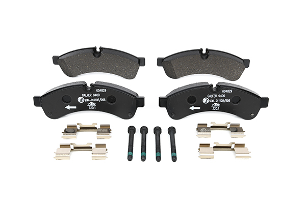ATE 13.0460-4829.2 Brake pad set excl. wear warning contact, with brake caliper screws, with accessories-image-955766