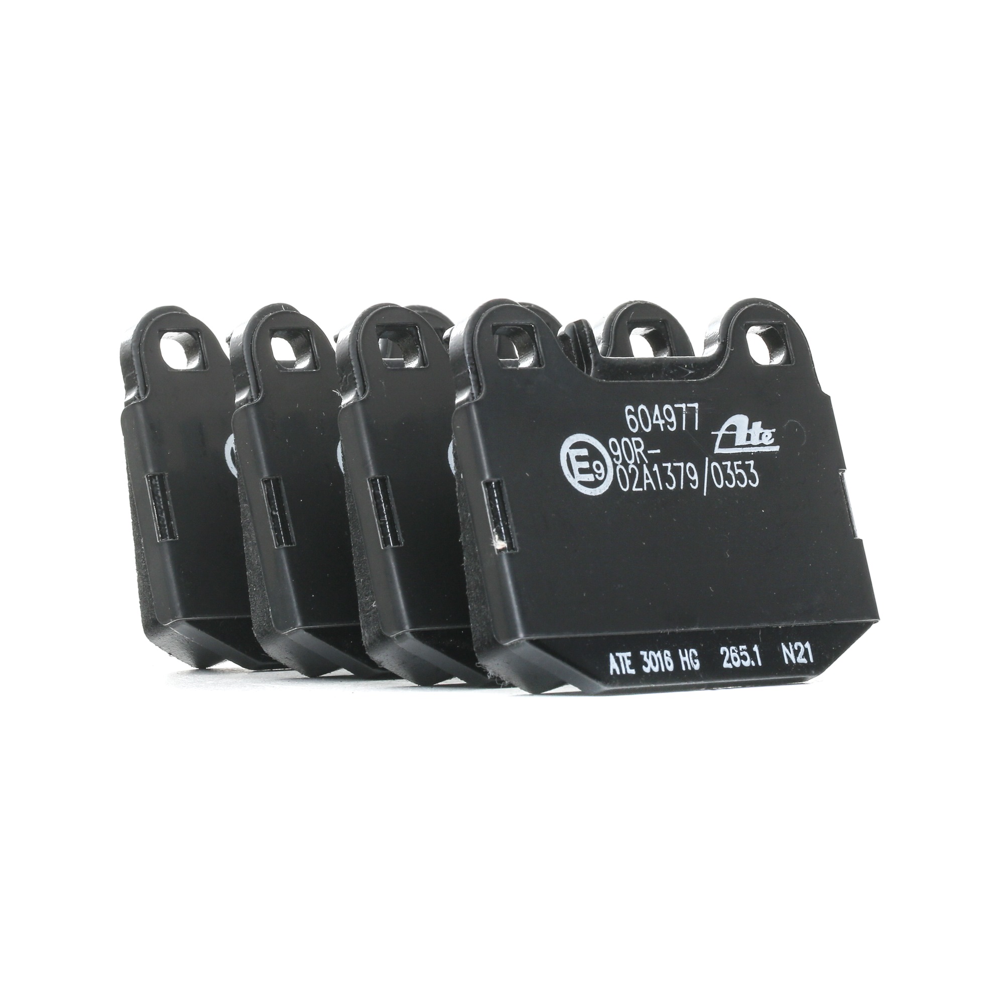 ATE 13.0460-4977.2 Brake pad set excl. wear warning contact, with accessories-image-955817