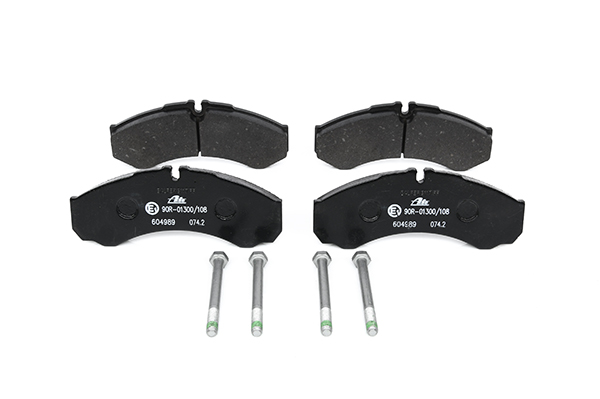 ATE 13.0460-4989.2 Brake pad set excl. wear warning contact, with brake caliper screws-image-955826