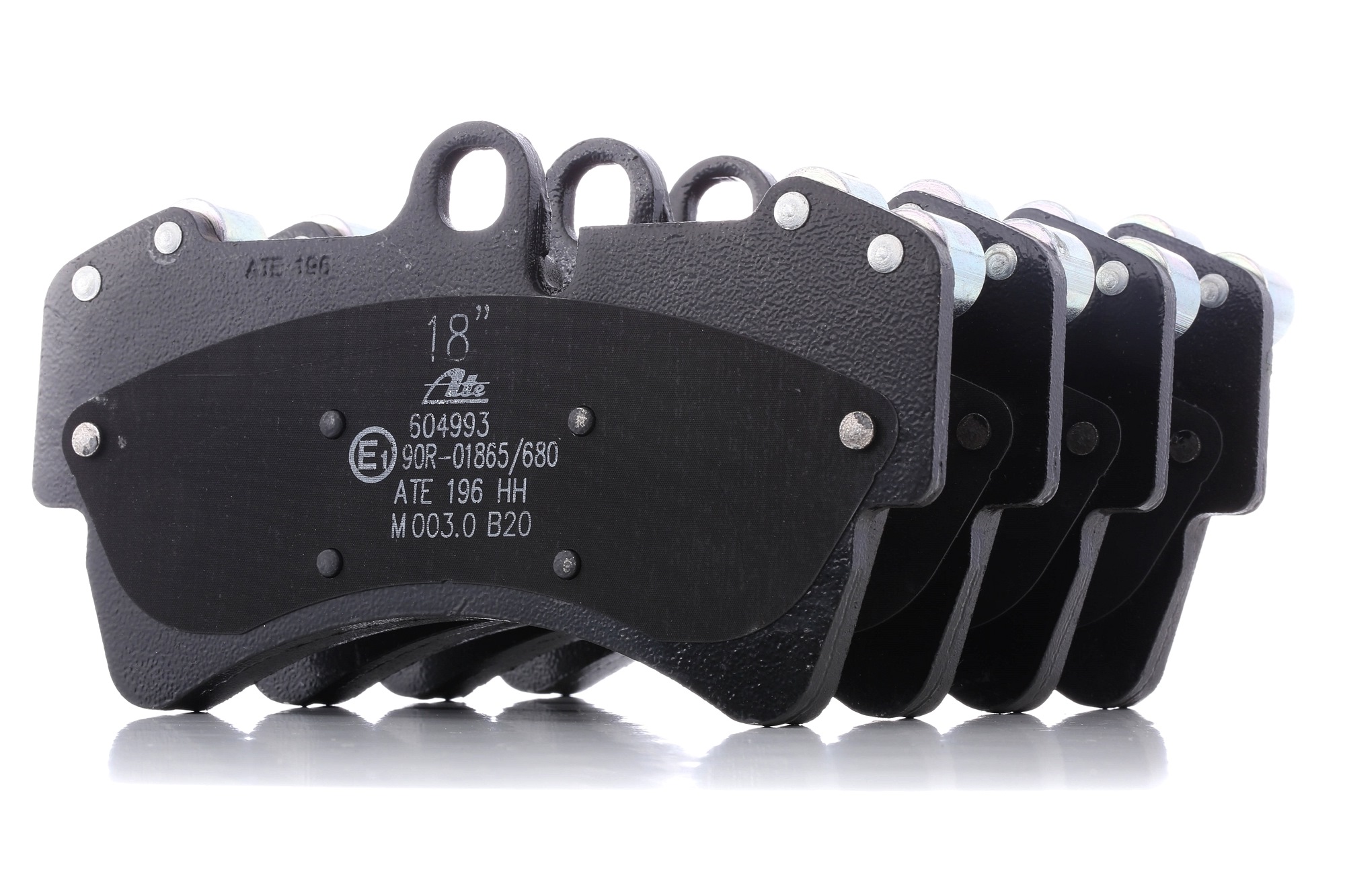 ATE 13.0460-4993.2 Brake pad set excl. wear warning contact-image-955830