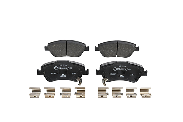 ATE 13.0460-5602.2 Brake pad set with acoustic wear warning, with accessories-image-955848