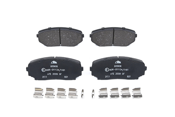 ATE 13.0460-5606.2 Brake pad set with acoustic wear warning, with accessories-image-955852