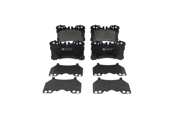 ATE 13.0460-5607.2 Brake pad set excl. wear warning contact, with anti-squeak plate-image-955853