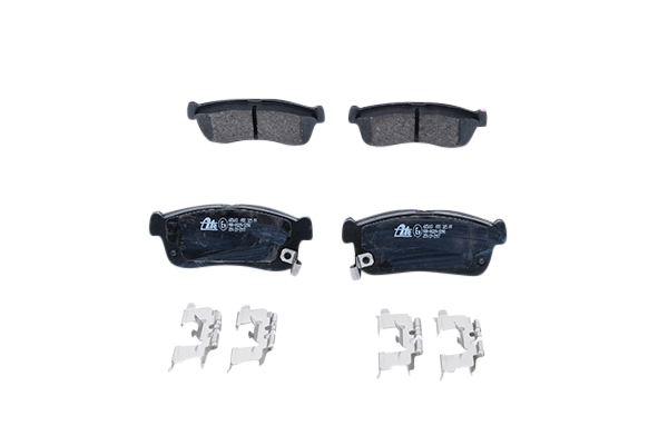 ATE 13.0460-5613.2 Brake pad set with acoustic wear warning, with accessories-image-955859