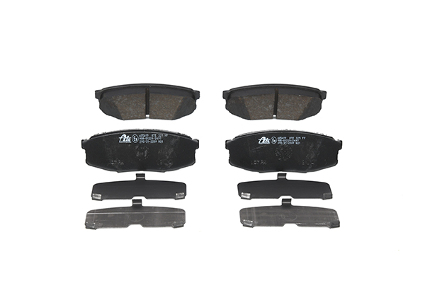 ATE 13.0460-5619.2 Brake pad set excl. wear warning contact, with anti-squeak plate-image-955864