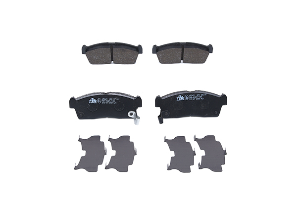 ATE 13.0460-5621.2 Brake pad set with acoustic wear warning, with anti-squeak plate-image-955866