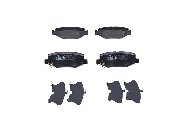ATE 13.0460-5629.2 Brake pad set with acoustic wear warning, with anti-squeak plate-image-955872