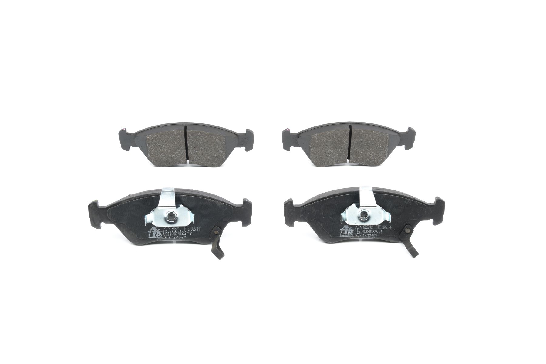 ATE 13.0460-5712.2 Brake pad set with acoustic wear warning-image-955884