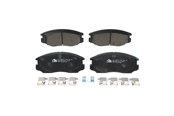 ATE 13.0460-5713.2 Brake pad set with acoustic wear warning, with accessories-image-955885