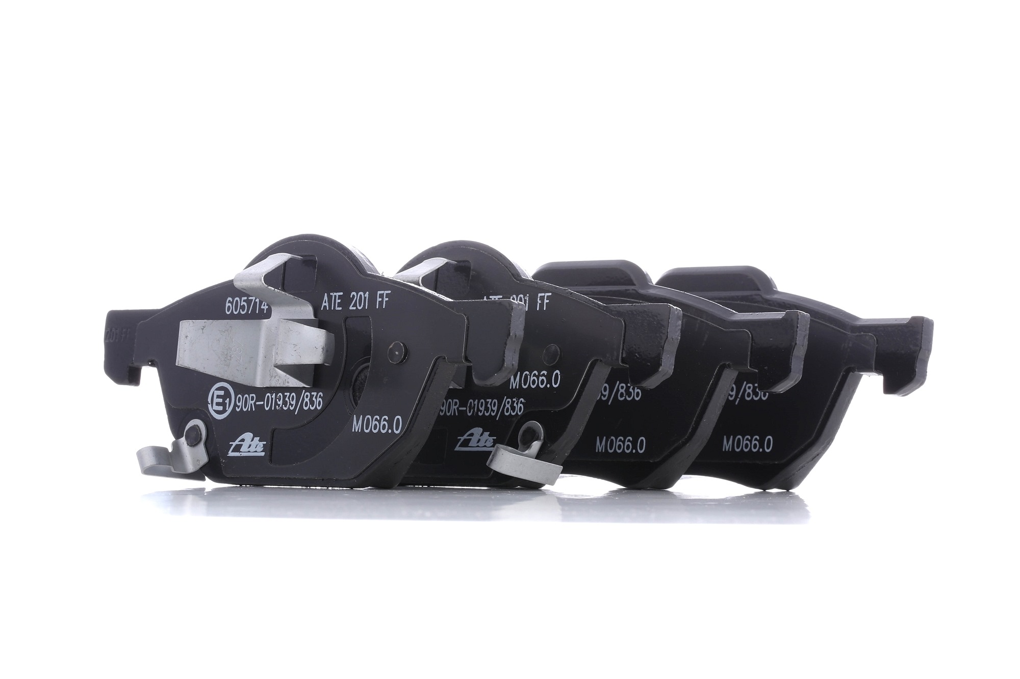 ATE 13.0460-5714.2 Brake pad set with acoustic wear warning-image-955886