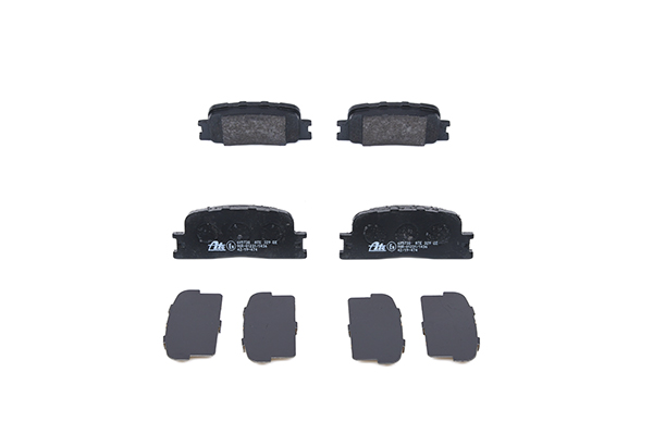 ATE 13.0460-5738.2 Brake pad set excl. wear warning contact, with anti-squeak plate-image-955899
