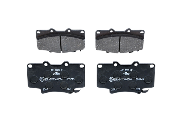 ATE 13.0460-5745.2 Brake pad set with acoustic wear warning-image-955904