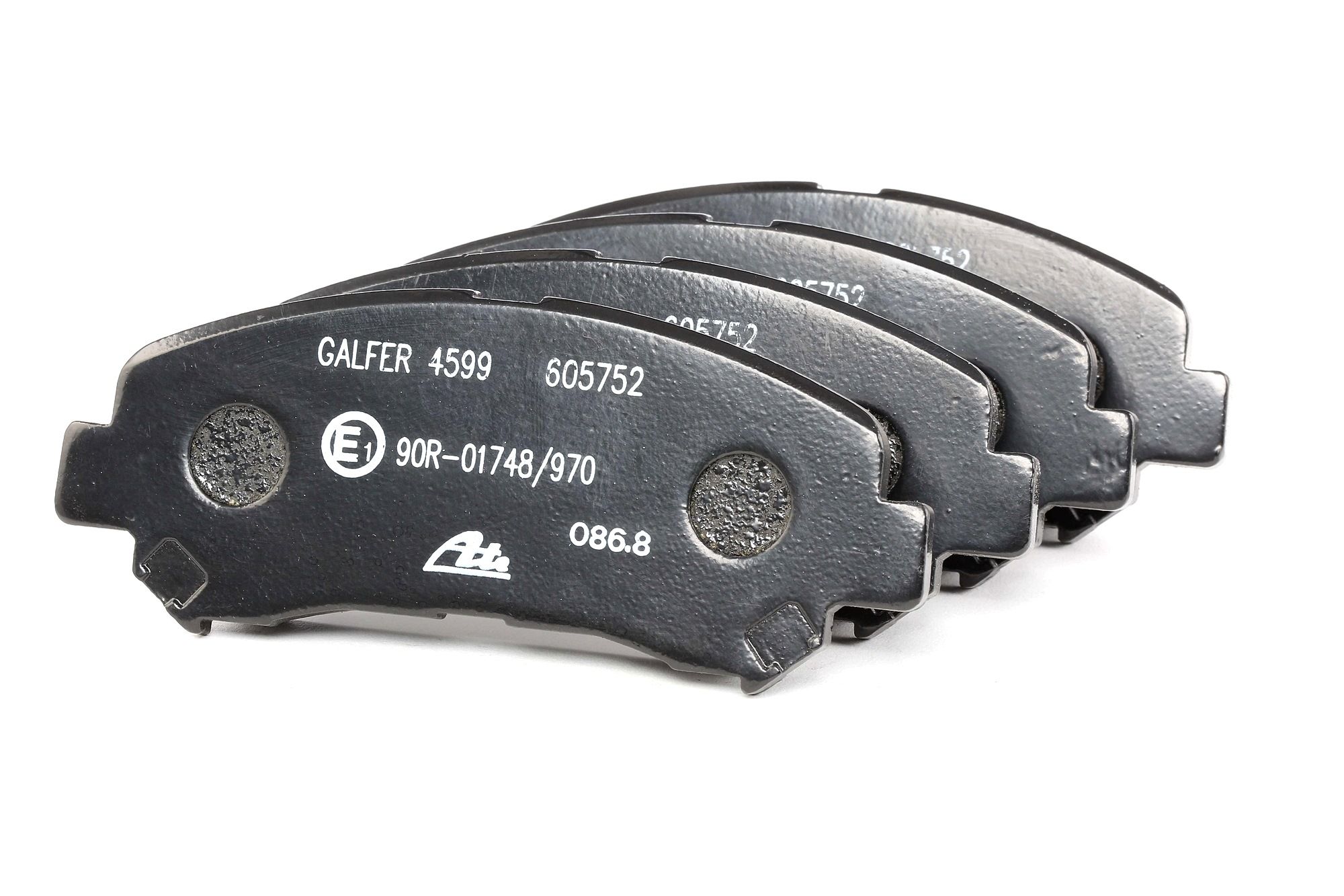 ATE 13.0460-5752.2 Brake pad set excl. wear warning contact-image-955911