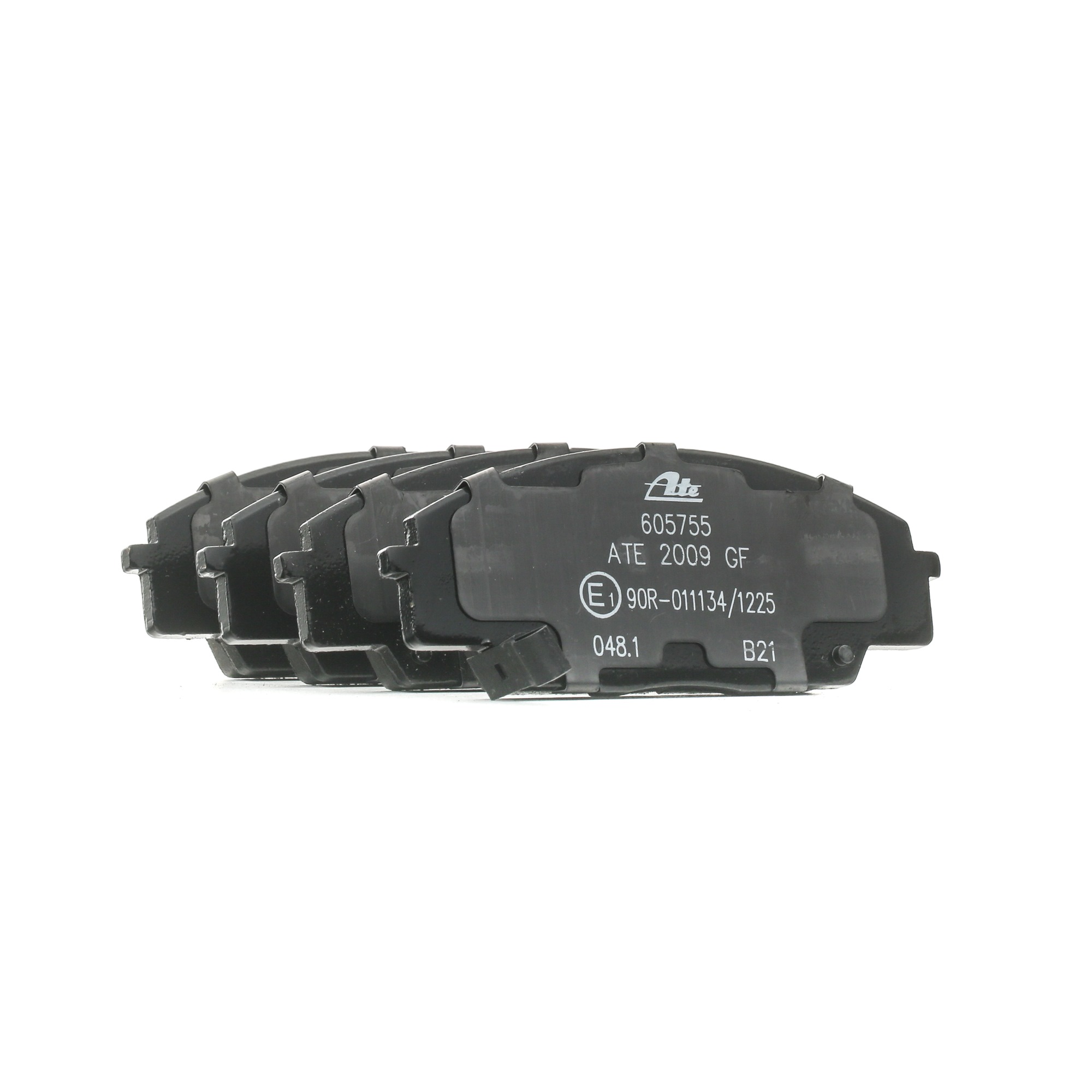 ATE 13.0460-5755.2 Brake pad set with acoustic wear warning-image-955914