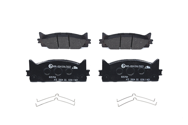 ATE 13.0460-5764.2 Brake pad set excl. wear warning contact, with accessories-image-955921