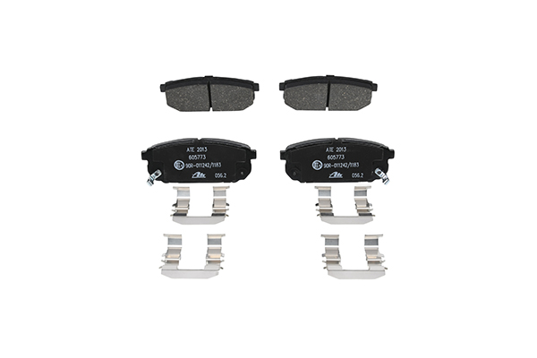 ATE 13.0460-5773.2 Brake pad set with acoustic wear warning, with accessories-image-955930