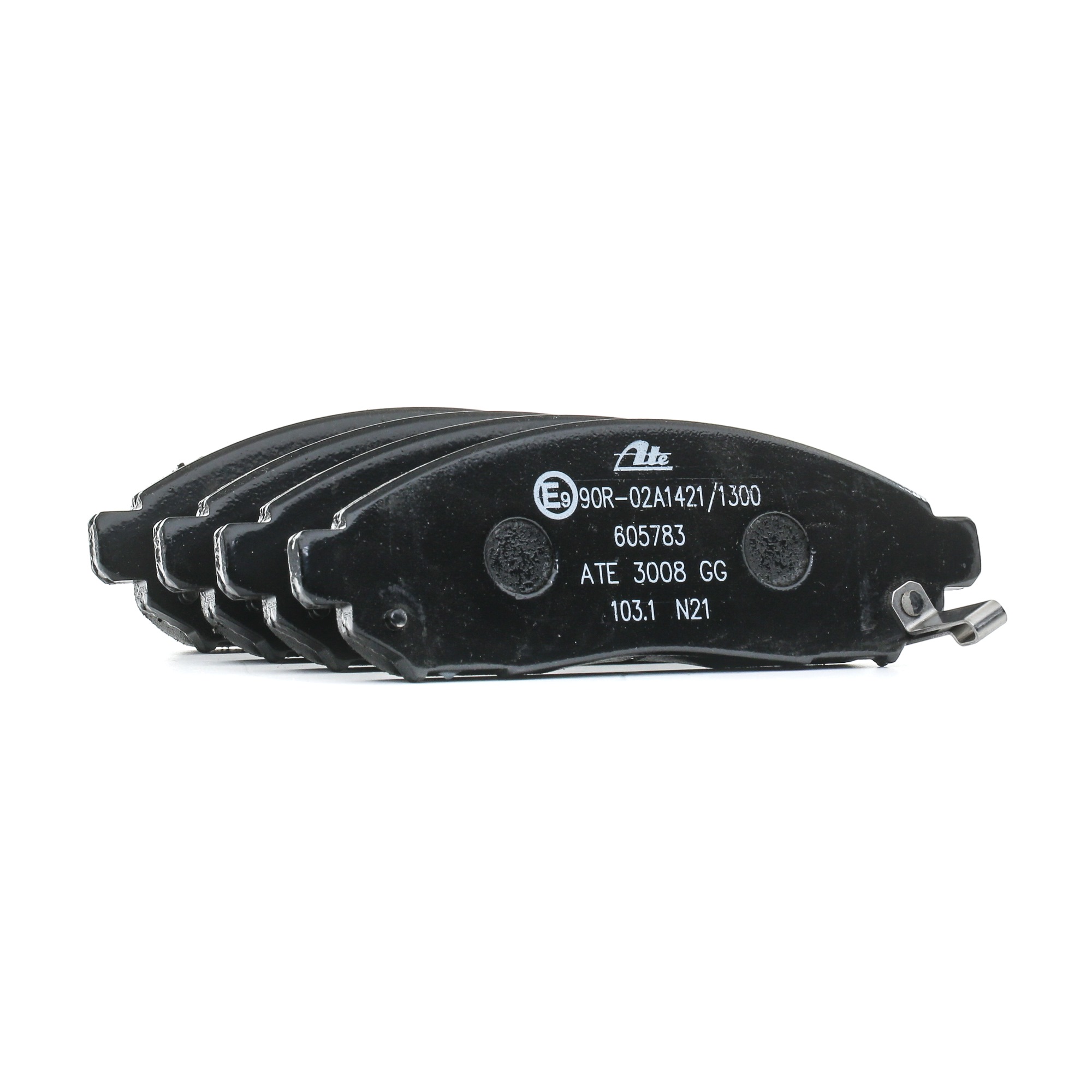 ATE 13.0460-5783.2 Brake pad set with acoustic wear warning-image-955939