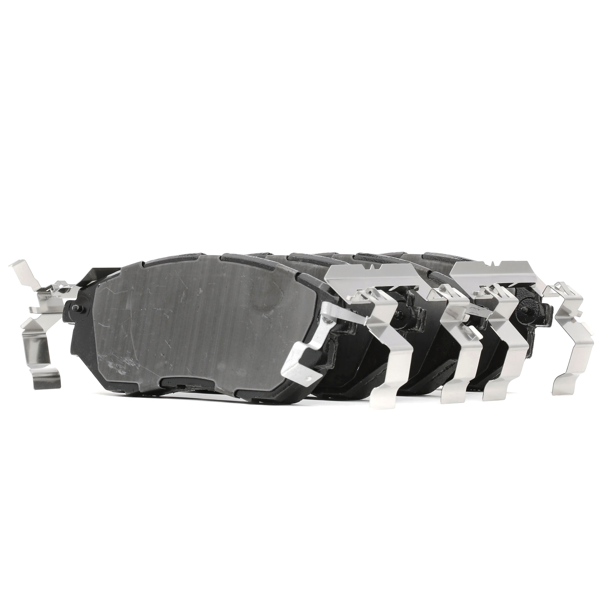 ATE 13.0460-5797.2 Brake pad set with acoustic wear warning, with anti-squeak plate, with accessories-image-955950