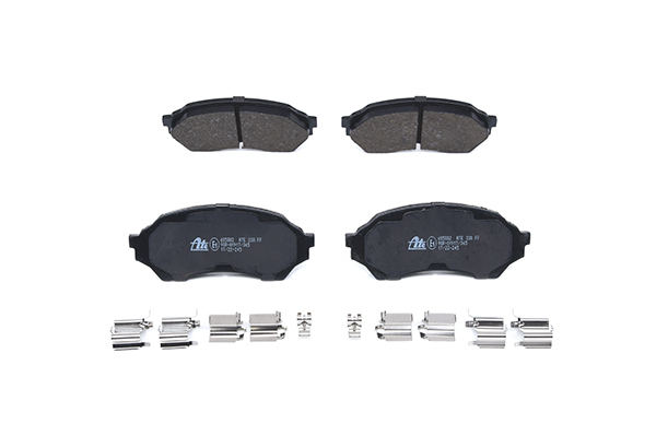 ATE 13.0460-5802.2 Brake pad set with acoustic wear warning, with accessories-image-955954