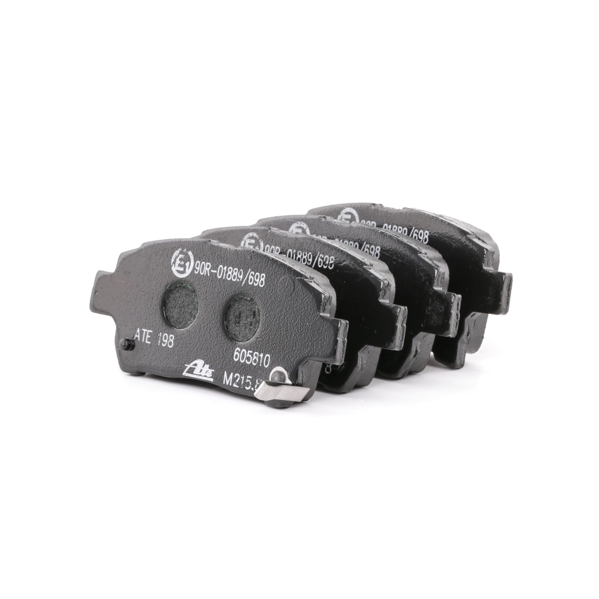 ATE 13.0460-5810.2 Brake pad set with acoustic wear warning-image-955961