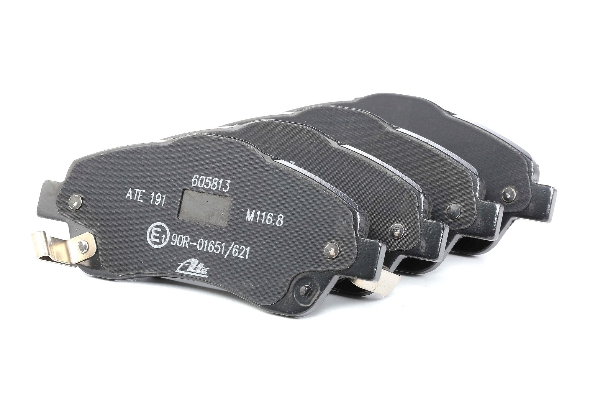 ATE 13.0460-5813.2 Brake pad set with acoustic wear warning-image-955964