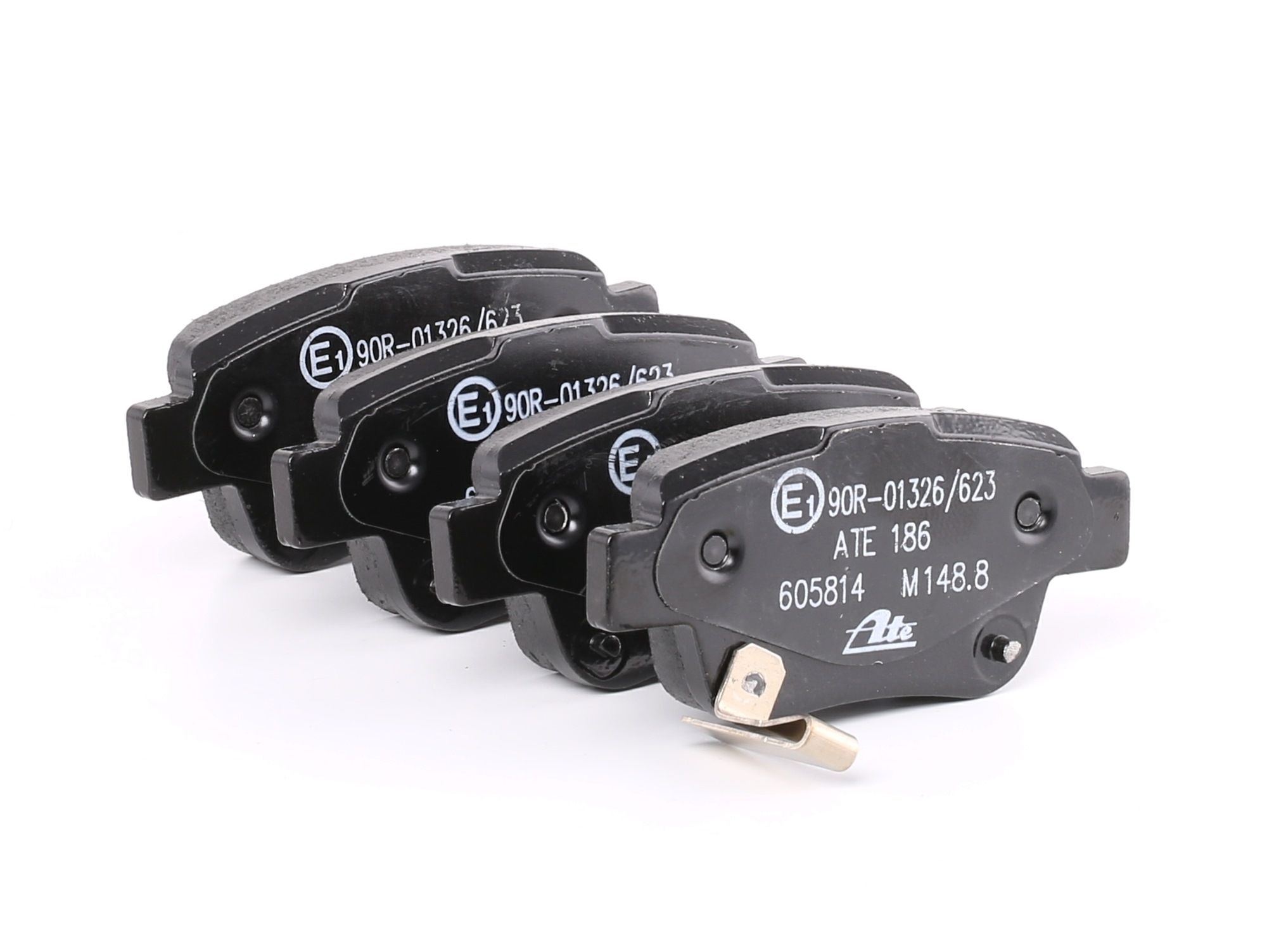 ATE 13.0460-5814.2 Brake pad set with acoustic wear warning-image-955965
