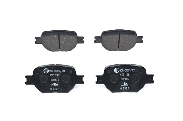 ATE 13.0460-5817.2 Brake pad set excl. wear warning contact-image-955968