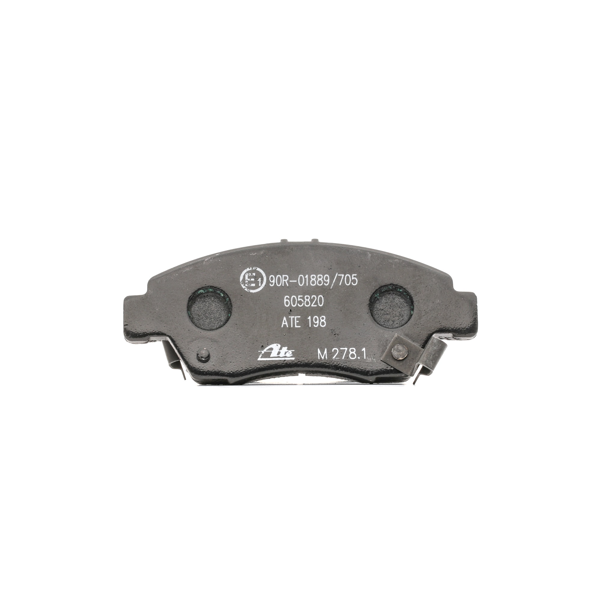 ATE 13.0460-5820.2 Brake pad set with acoustic wear warning-image-955971