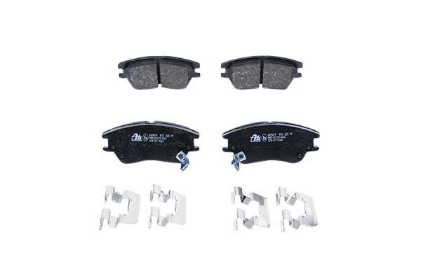 ATE 13.0460-5829.2 Brake pad set with acoustic wear warning, with accessories-image-955978