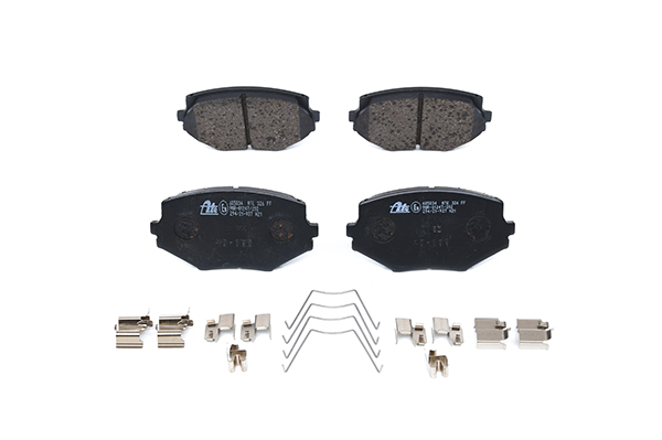 ATE 13.0460-5834.2 Brake pad set with acoustic wear warning, with accessories-image-955983