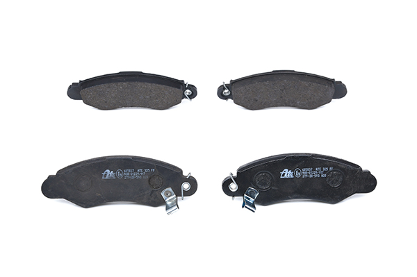 ATE 13.0460-5837.2 Brake pad set with acoustic wear warning-image-955986