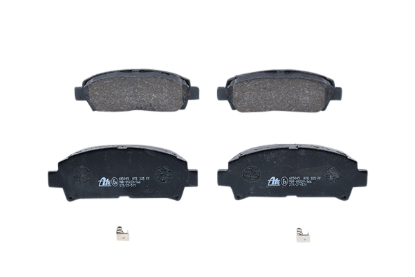 ATE 13.0460-5845.2 Brake pad set with acoustic wear warning-image-955994