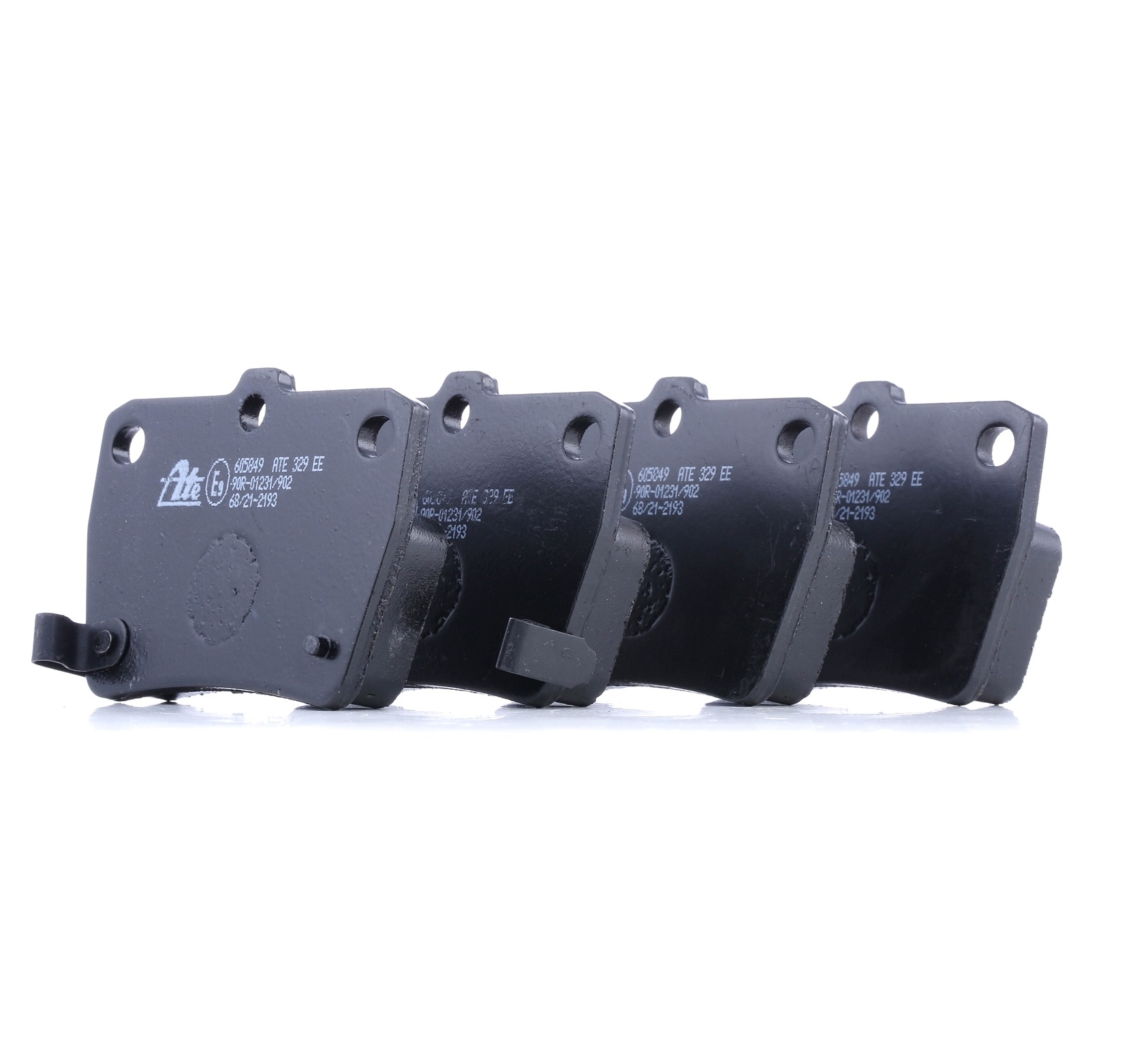 ATE 13.0460-5849.2 Brake pad set with acoustic wear warning-image-955998