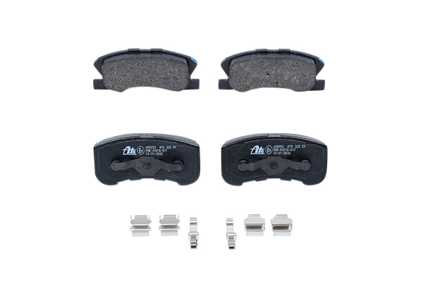 ATE 13.0460-5852.2 Brake pad set with acoustic wear warning, with accessories-image-956001