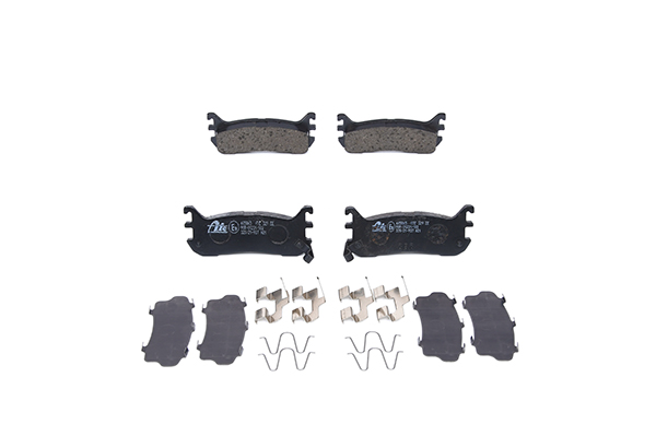 ATE 13.0460-5865.2 Brake pad set with acoustic wear warning, with accessories-image-956014
