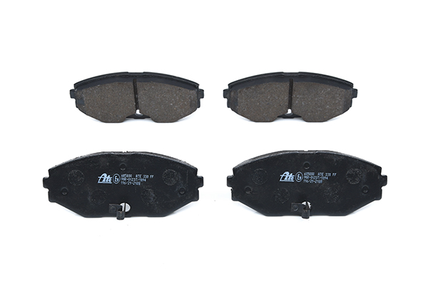 ATE 13.0460-5880.2 Brake pad set with acoustic wear warning-image-956028