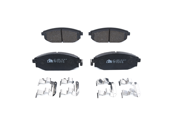 ATE 13.0460-5885.2 Brake pad set with acoustic wear warning, with accessories-image-956032