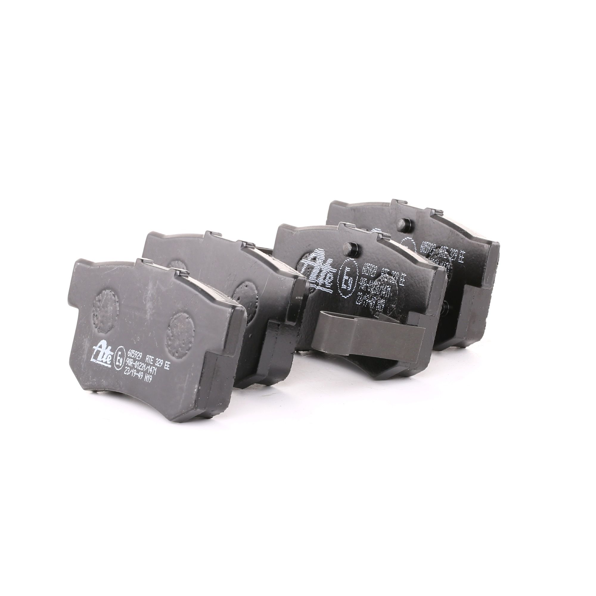 ATE 13.0460-5929.2 Brake pad set with acoustic wear warning, without accessories-image-956059